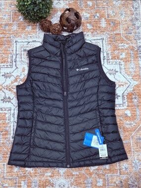 Columbia Women's Black Quilted Packable Down Vest